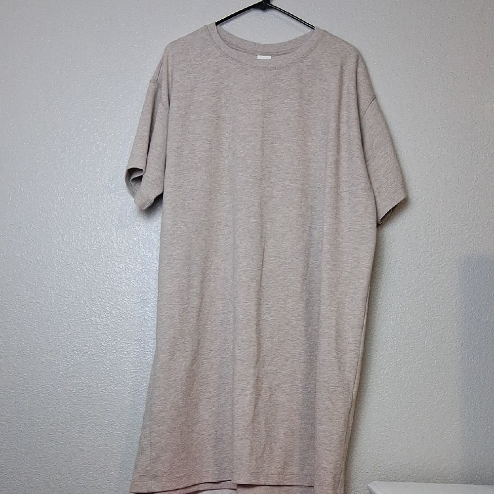 H&M Womens Pullover Sweater Dress In Cream Size L